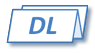 DL 99/210mm ( A4 gefaltet auf DL in eine „Z”-Buchstabe  – 2 Biegungen)